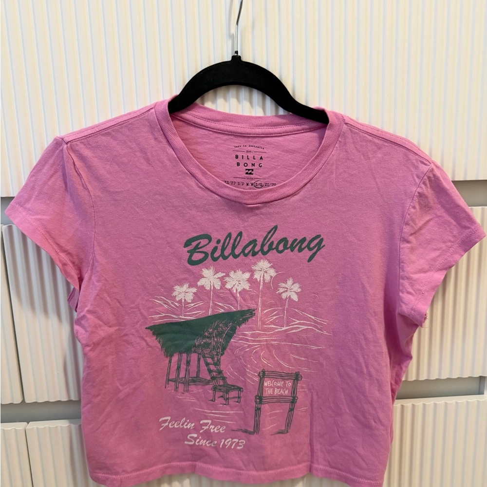Billabong Pink Short Sleeve Tee